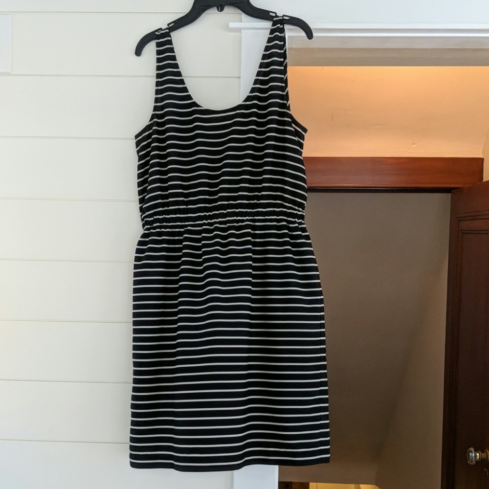 Black/White Striped LOFT Dress - Picture 2 of 8